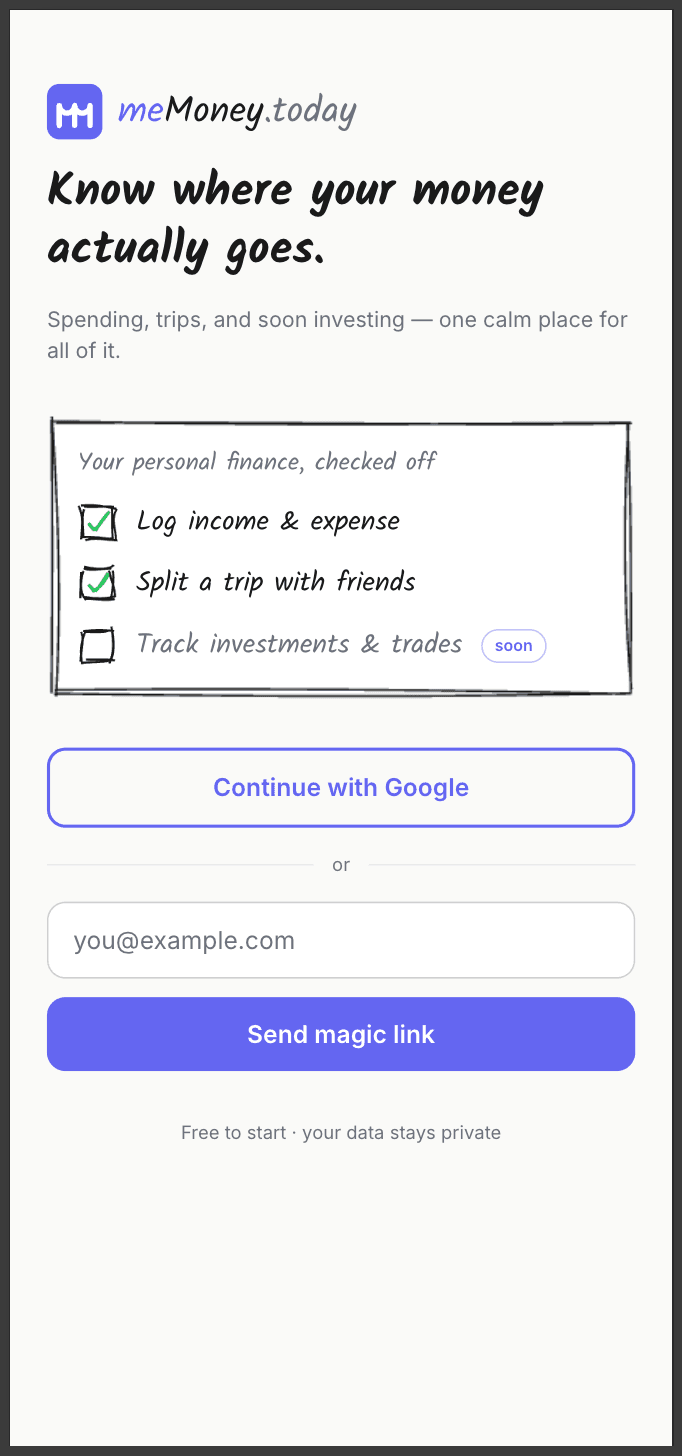 memoney.today screenshot 1